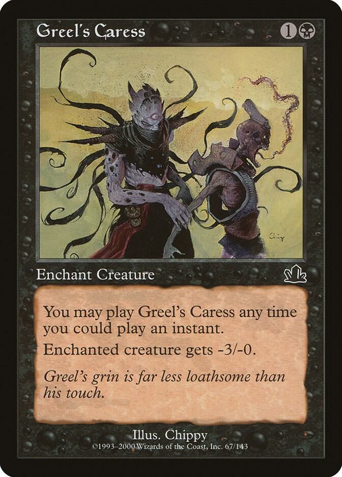 Greel's Caress 67 card from Prophecy