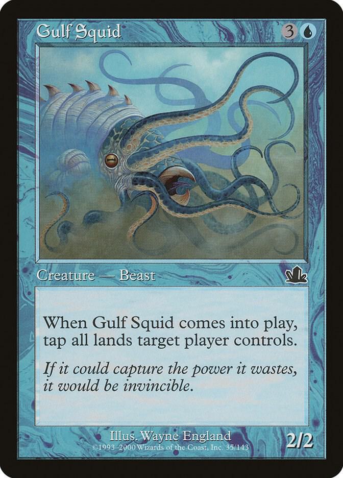 Gulf Squid 35 card from Prophecy