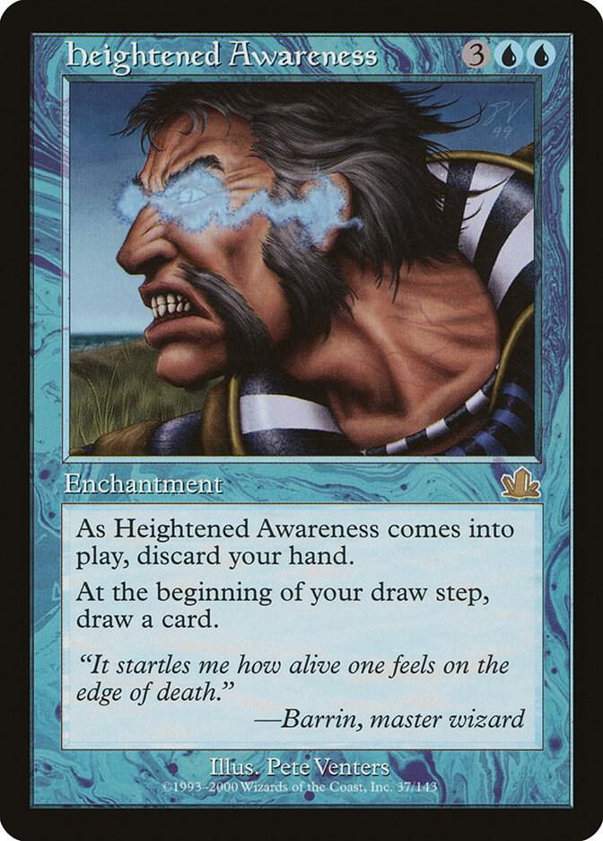 Heightened Awareness 37 card from Prophecy