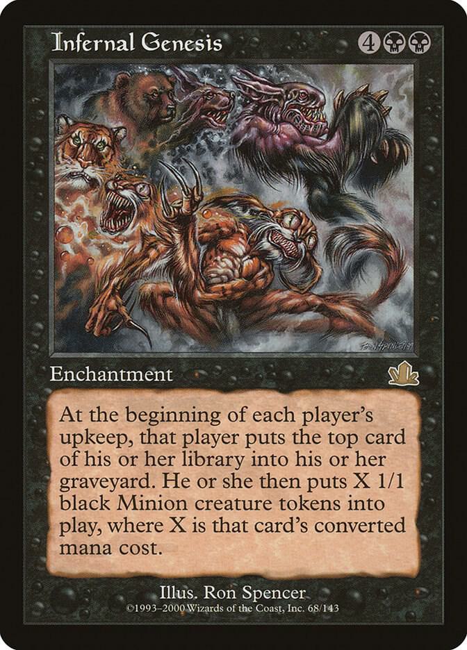 Infernal Genesis 68 card from Prophecy