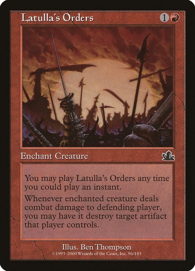 Latulla's Orders 96 card from Prophecy