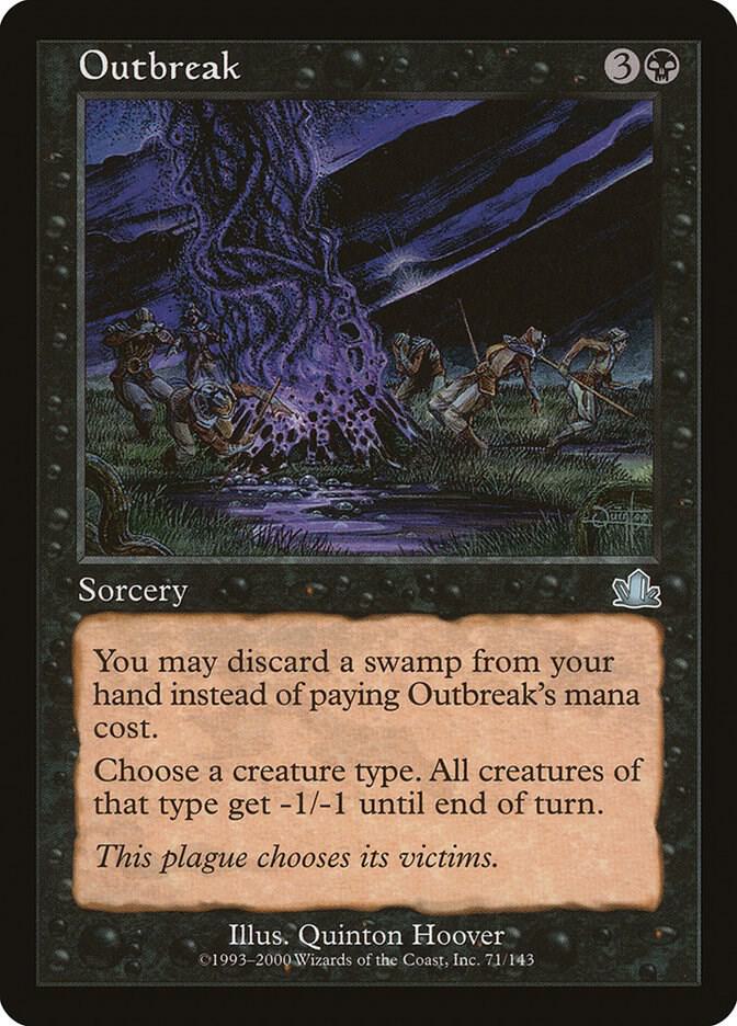 Outbreak 71 card from Prophecy