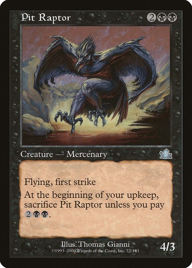 Pit Raptor 72 card from Prophecy