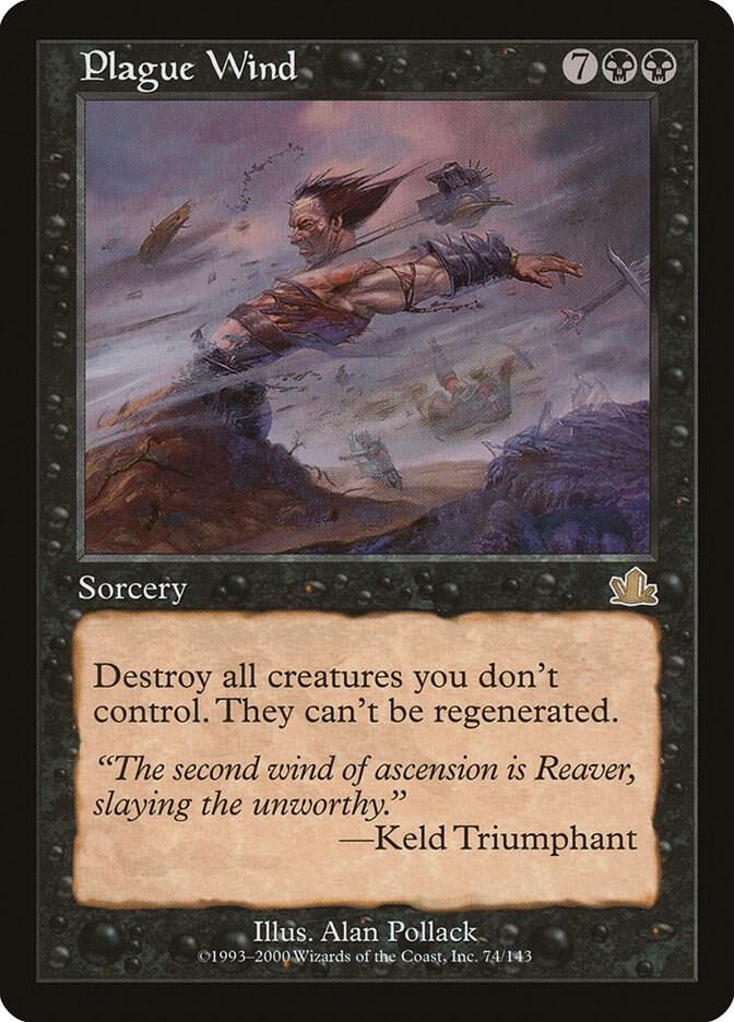 Plague Wind 74 card from Prophecy