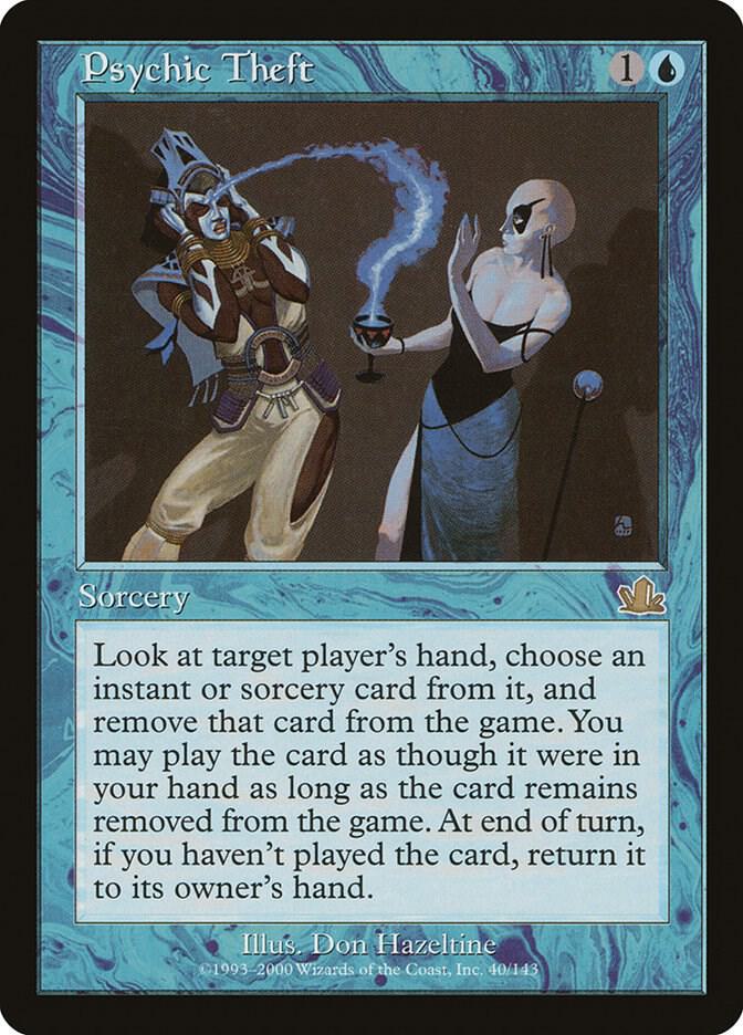 Psychic Theft 40 card from Prophecy