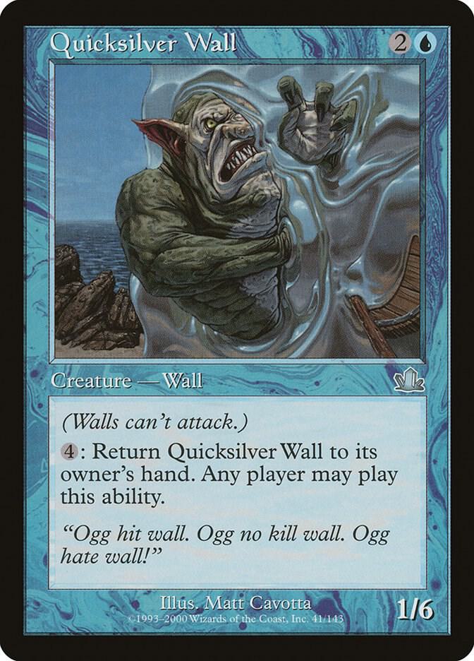 Quicksilver Wall 41 card from Prophecy