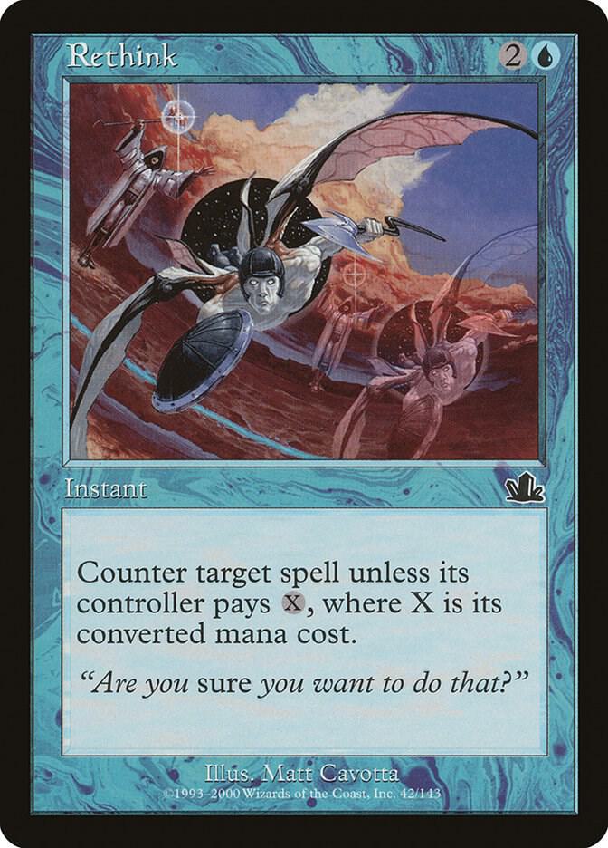 Rethink 42 card from Prophecy