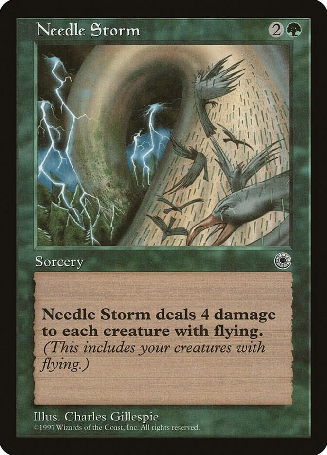 Needle Storm card from Portal