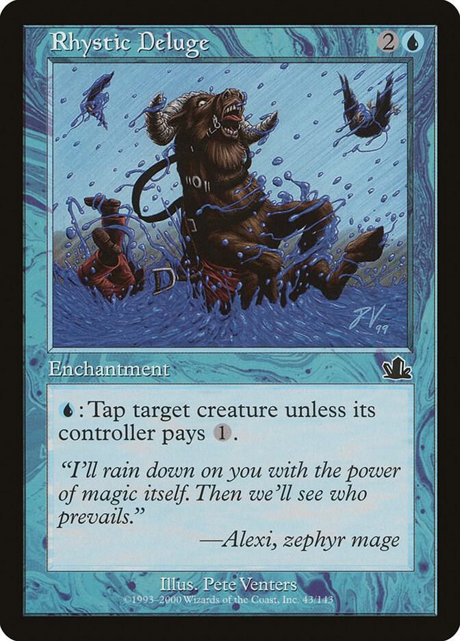 Rhystic Deluge 43 card from Prophecy