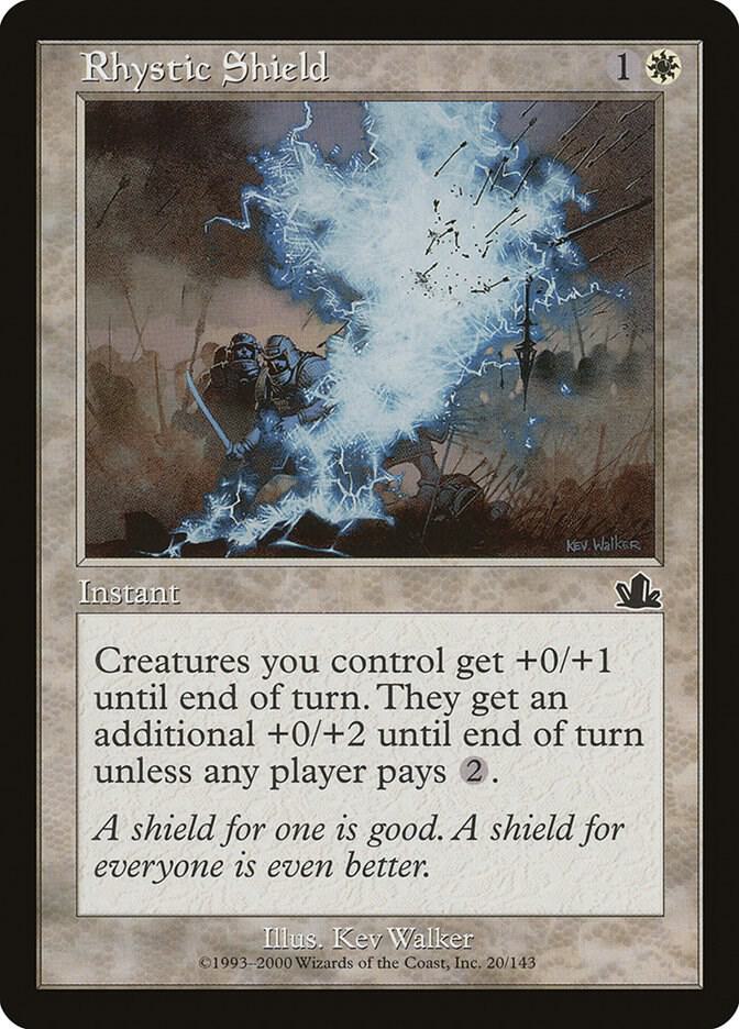 Rhystic Shield 20 card from Prophecy