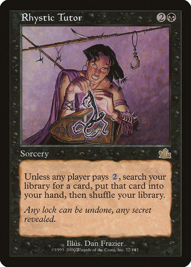 Rhystic Tutor 77 card from Prophecy