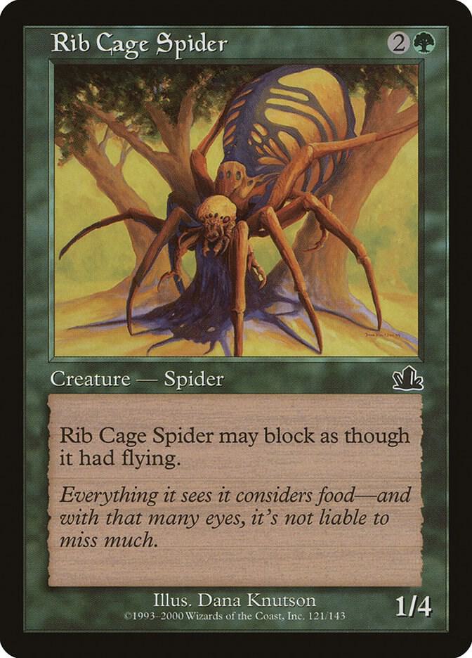 Rib Cage Spider 121 card from Prophecy