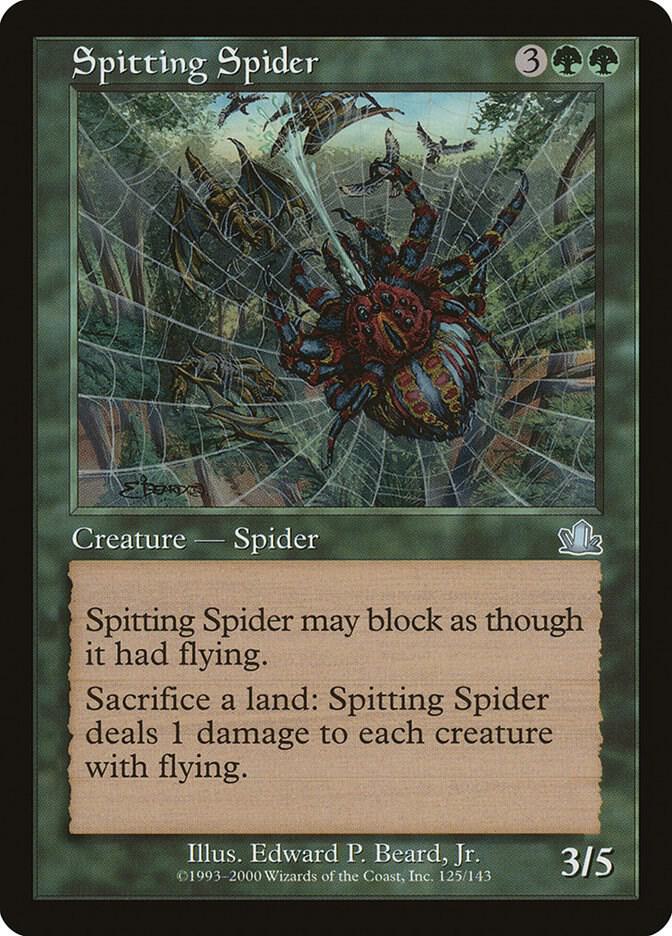 Spitting Spider 125 card from Prophecy