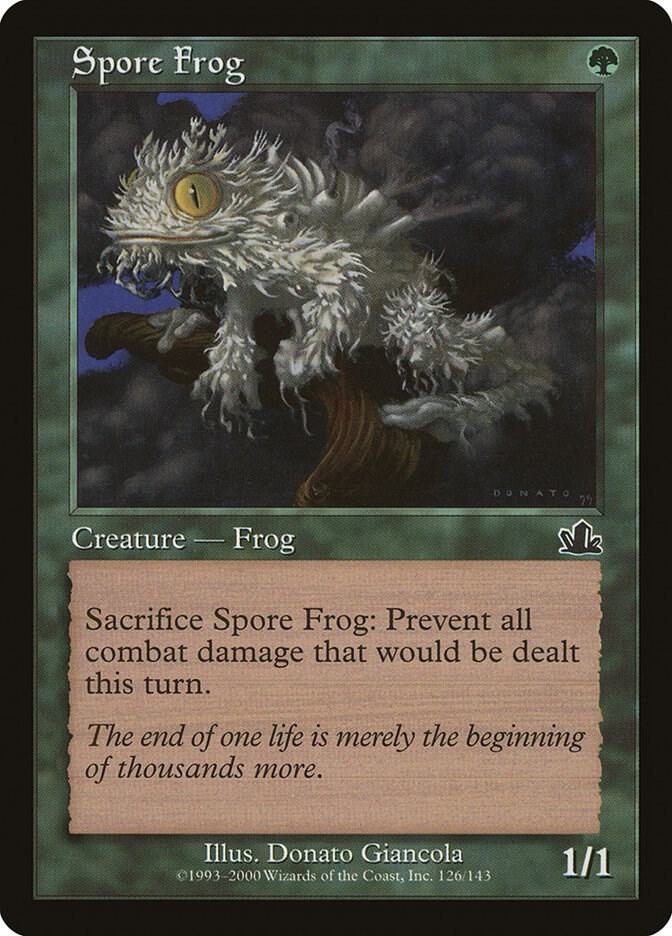 Spore Frog 126 card from Prophecy