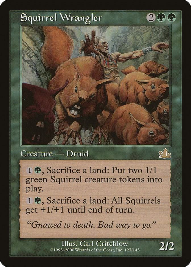 Squirrel Wrangler 127 card from Prophecy