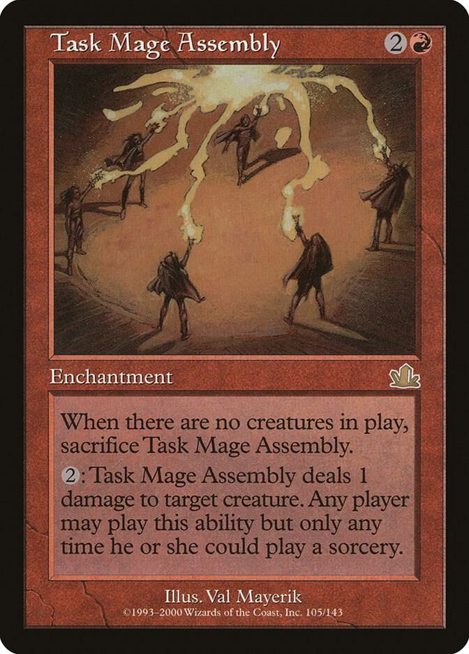 Task Mage Assembly 105 card from Prophecy