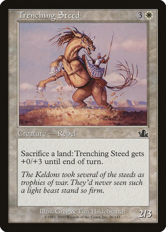 Trenching Steed 26 card from Prophecy