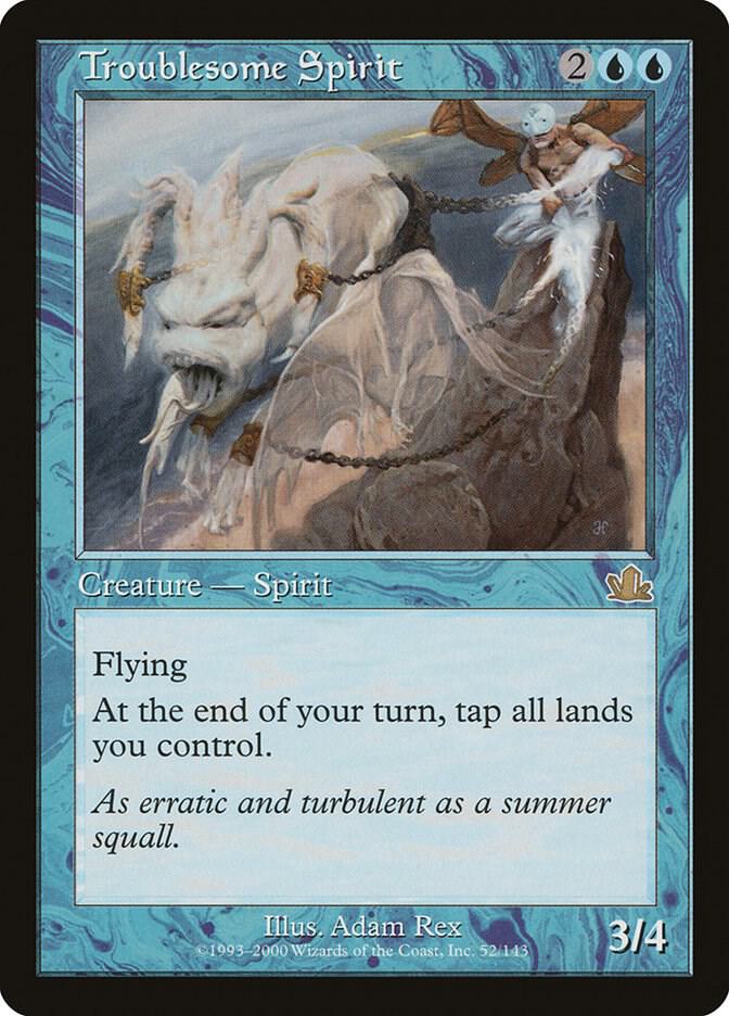 Troublesome Spirit 52 card from Prophecy