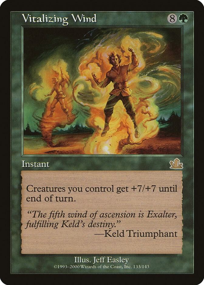 Vitalizing Wind 133 card from Prophecy