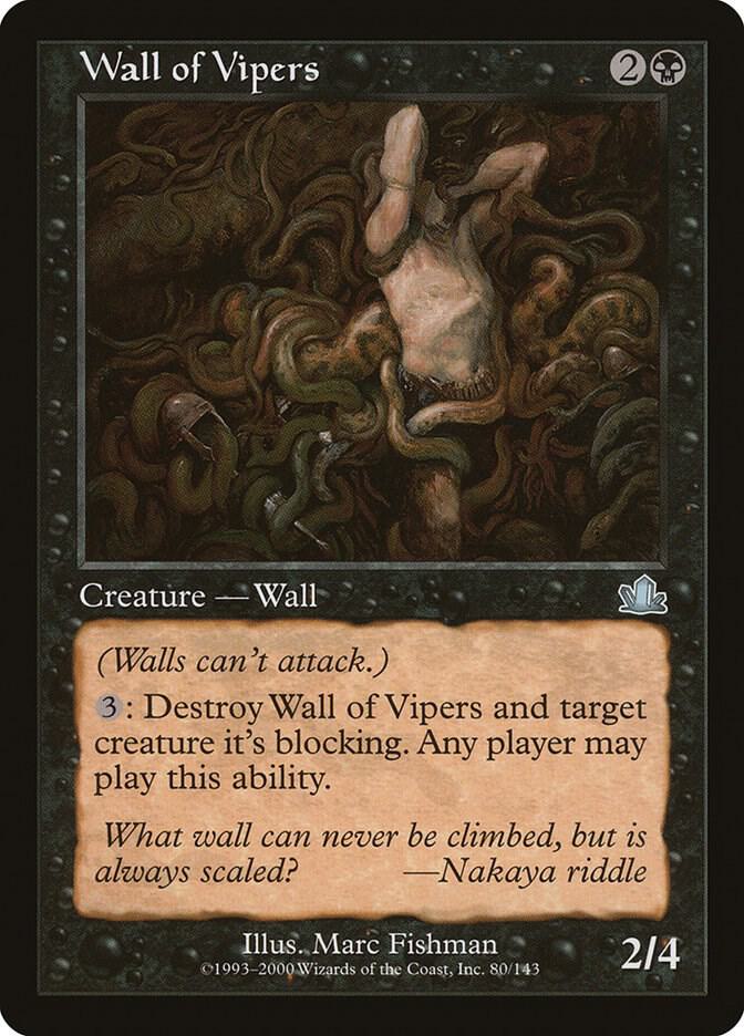 Wall of Vipers 80 card from Prophecy