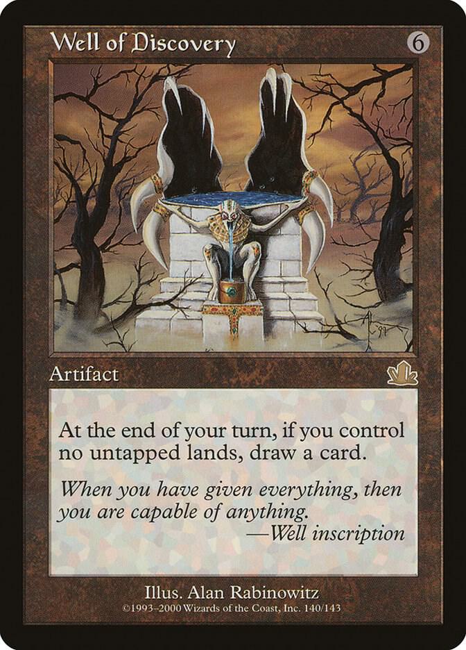Well of Discovery 140 card from Prophecy