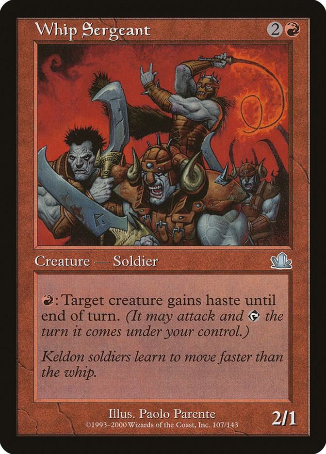 Whip Sergeant 107 card from Prophecy