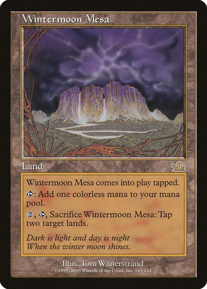 Wintermoon Mesa 143 card from Prophecy