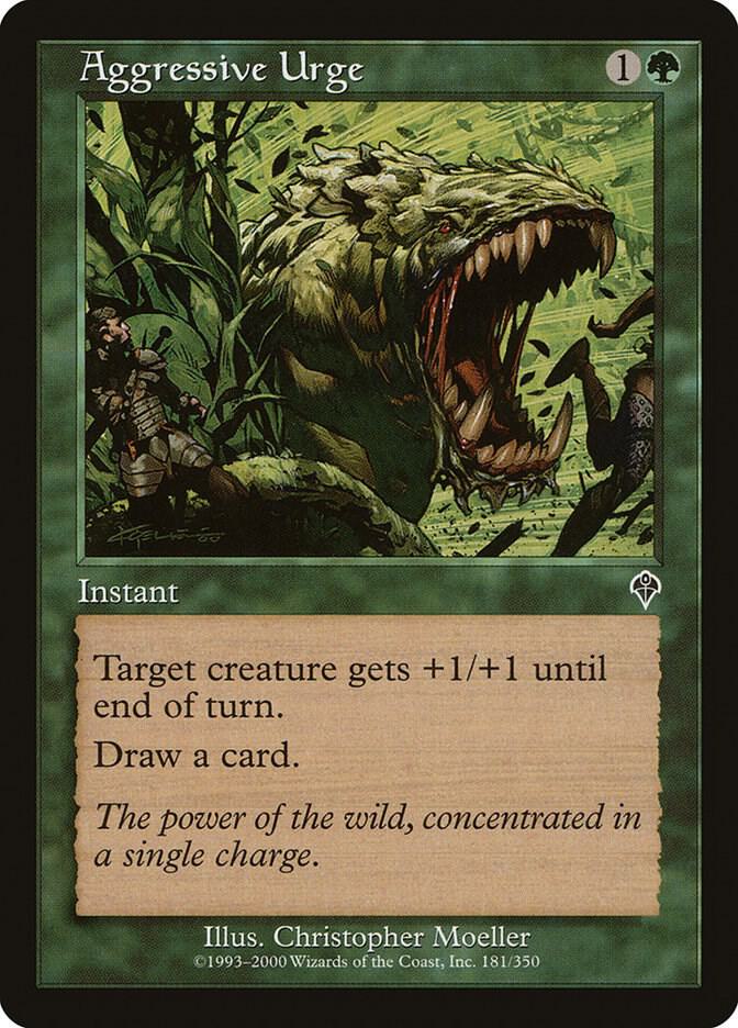Aggressive Urge 181 card from Invasion