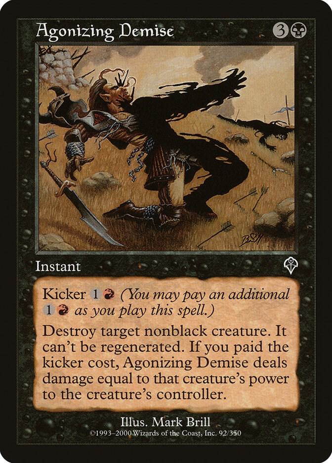 Agonizing Demise 92 card from Invasion