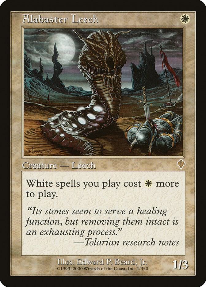 Alabaster Leech 1 card from Invasion