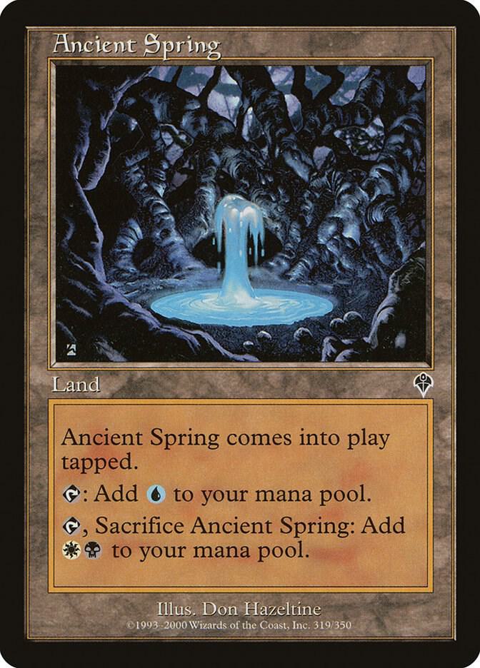 Ancient Spring 319 card from Invasion
