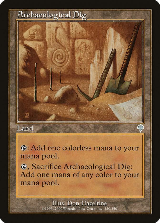 Archaeological Dig 320 card from Invasion