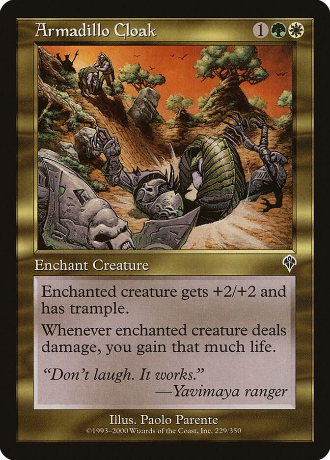 Armadillo Cloak 229 card from Invasion