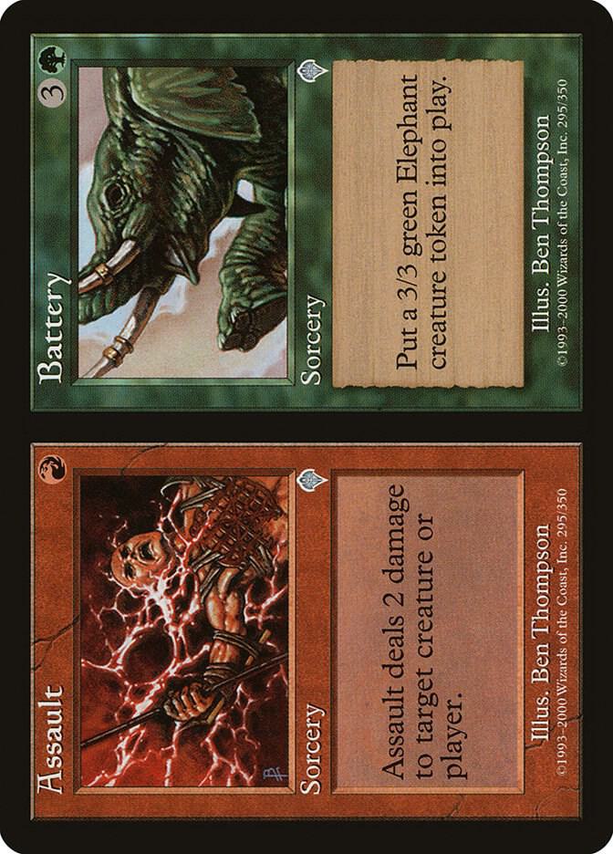 Assault // Battery 295 card from Invasion