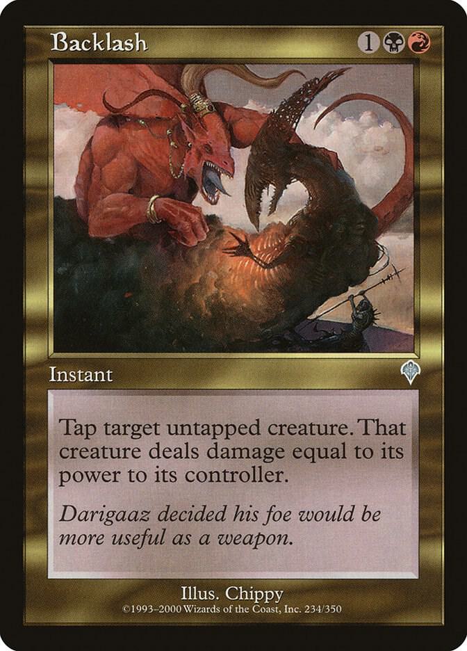 Backlash 234 card from Invasion