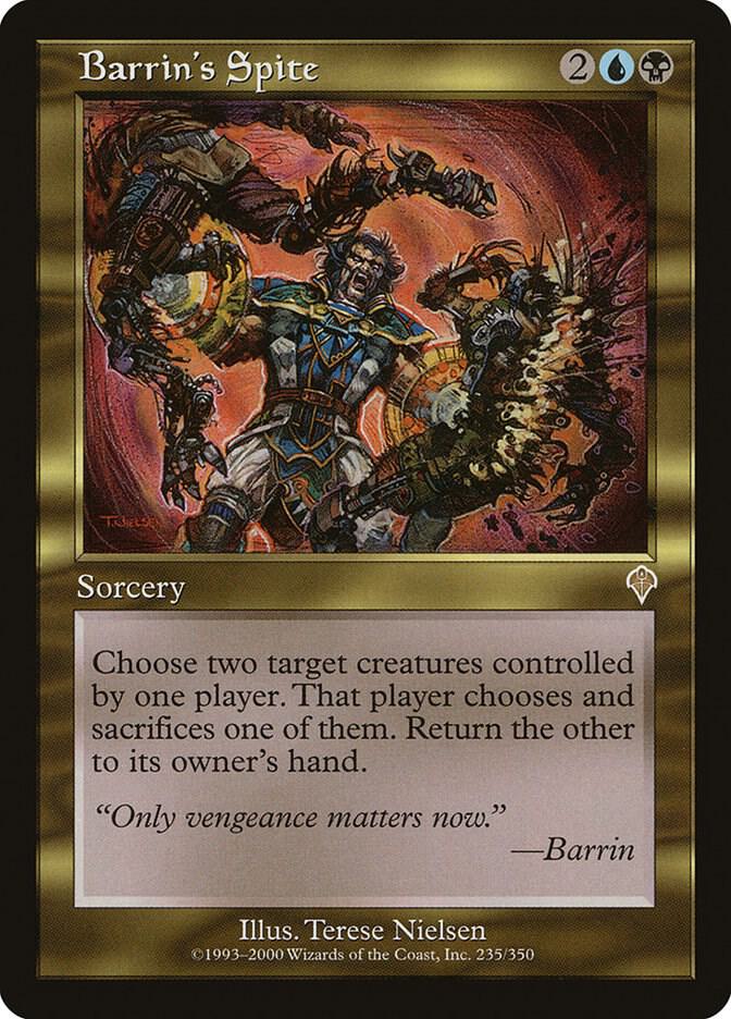 Barrin's Spite 235 card from Invasion