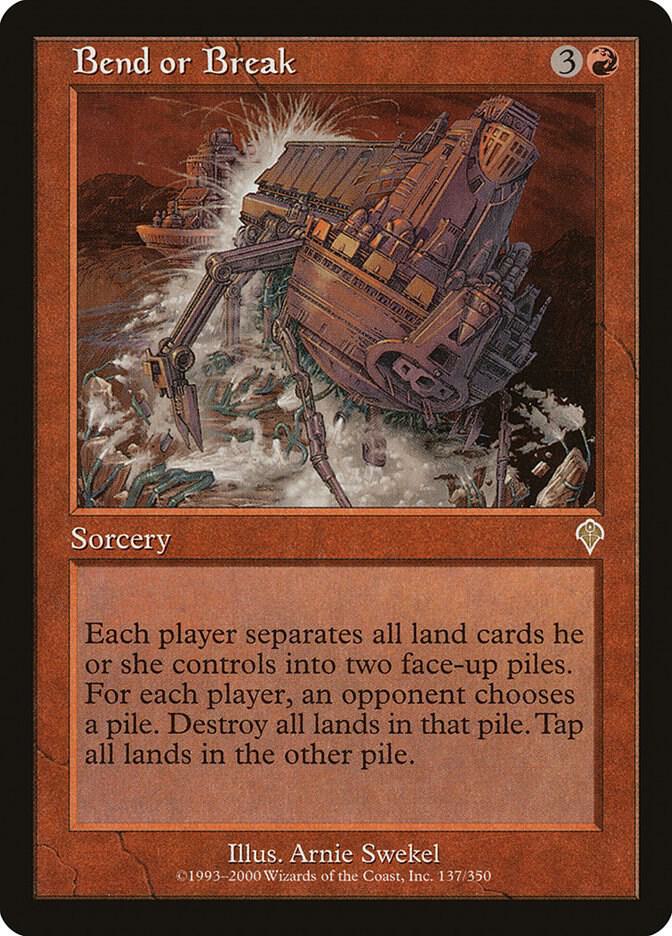 Bend or Break 137 card from Invasion