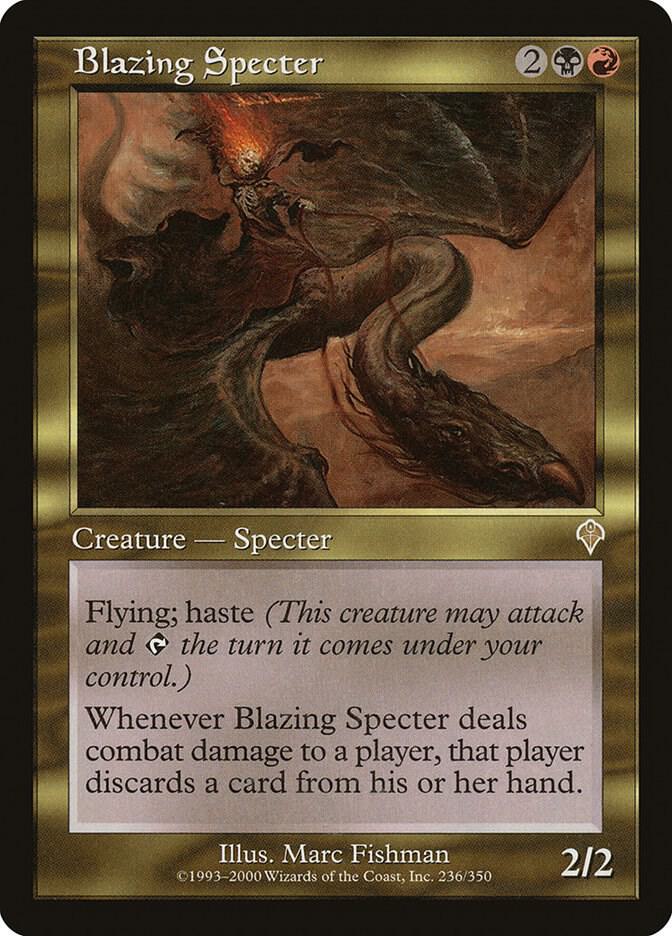 Blazing Specter 236 card from Invasion
