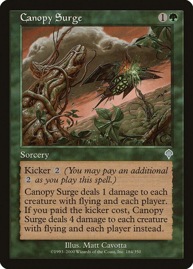Canopy Surge 184 card from Invasion