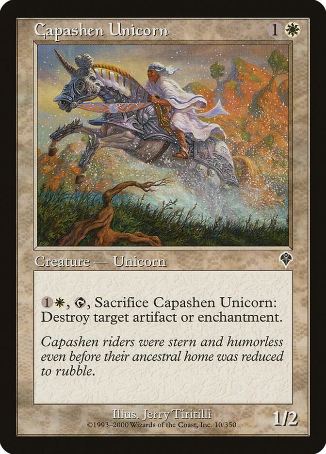 Capashen Unicorn 10 card from Invasion