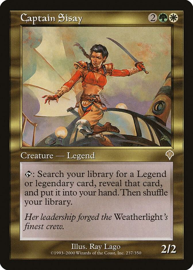 Captain Sisay 237 card from Invasion