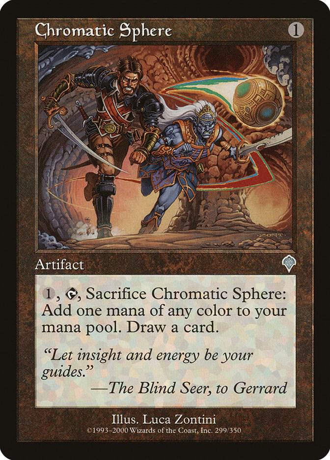 Chromatic Sphere 299 card from Invasion