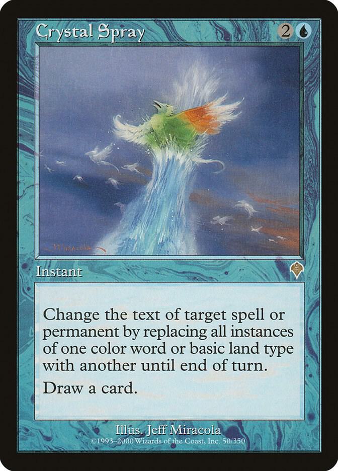 Crystal Spray 50 card from Invasion