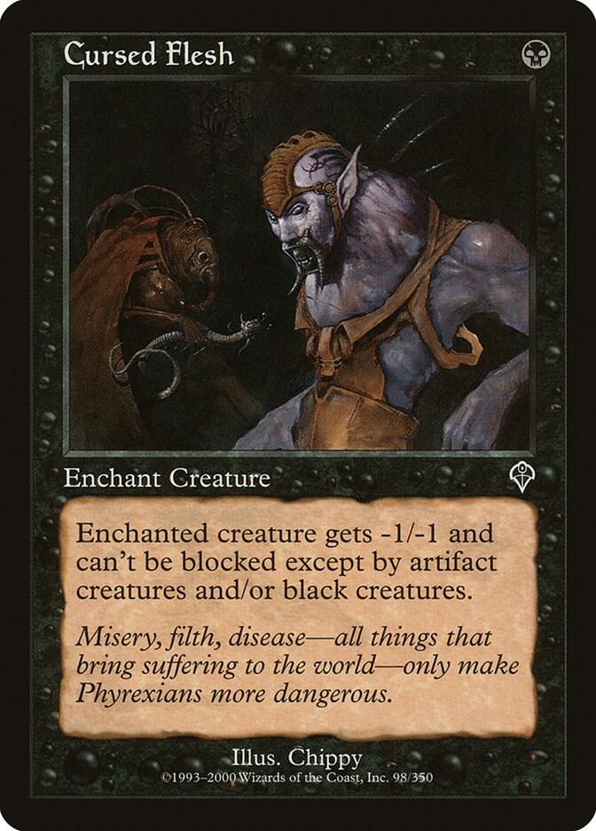 Cursed Flesh 98 card from Invasion