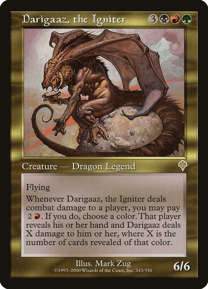 Darigaaz, the Igniter 243 card from Invasion