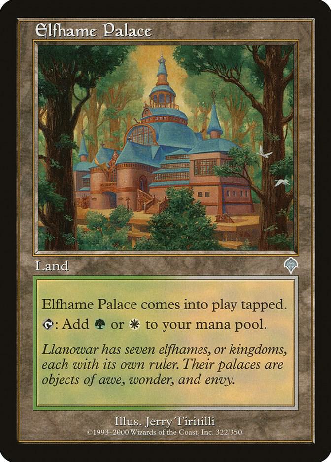 Elfhame Palace 322 card from Invasion