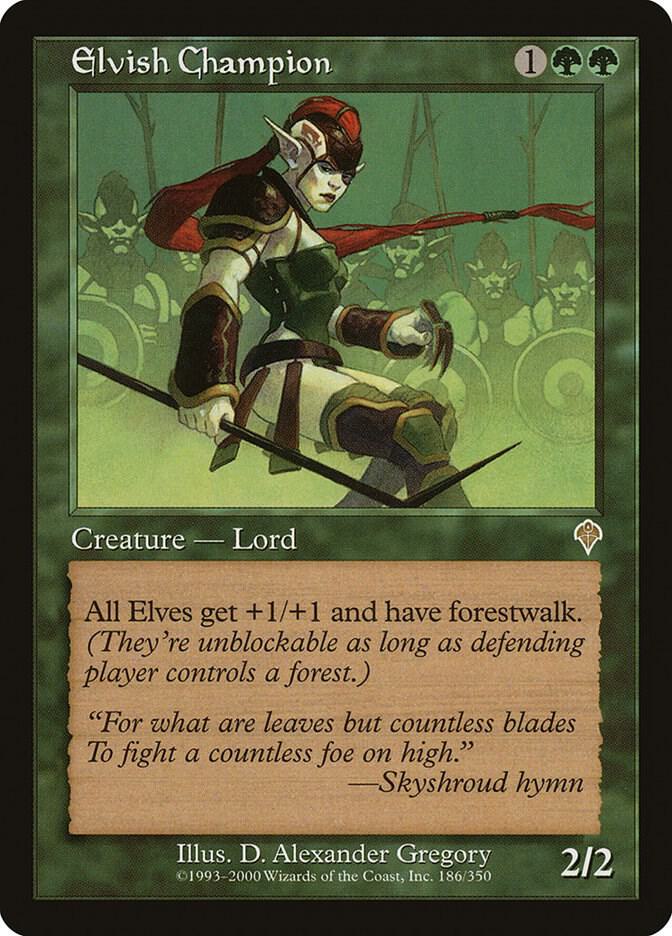 Elvish Champion 186 card from Invasion