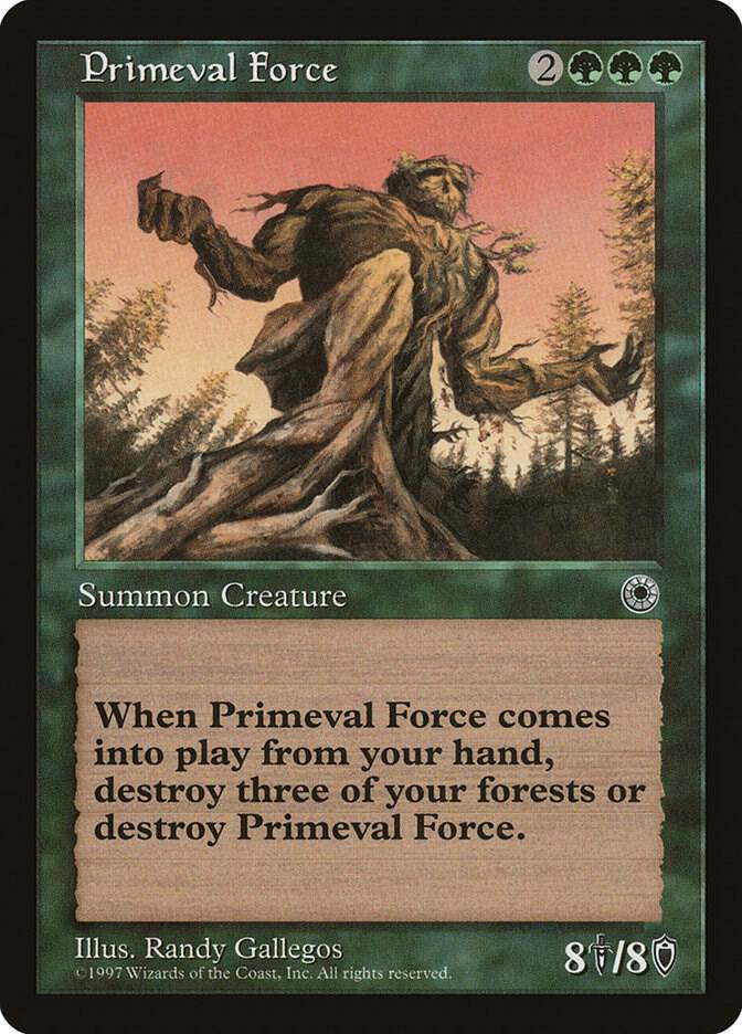 Primeval Force card from Portal