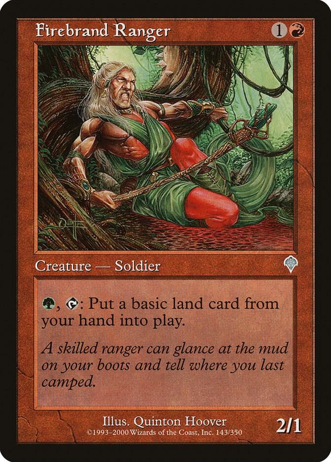 Firebrand Ranger 143 card from Invasion