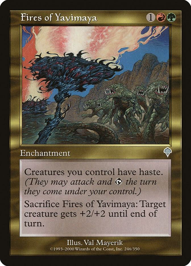 Fires of Yavimaya 246 card from Invasion